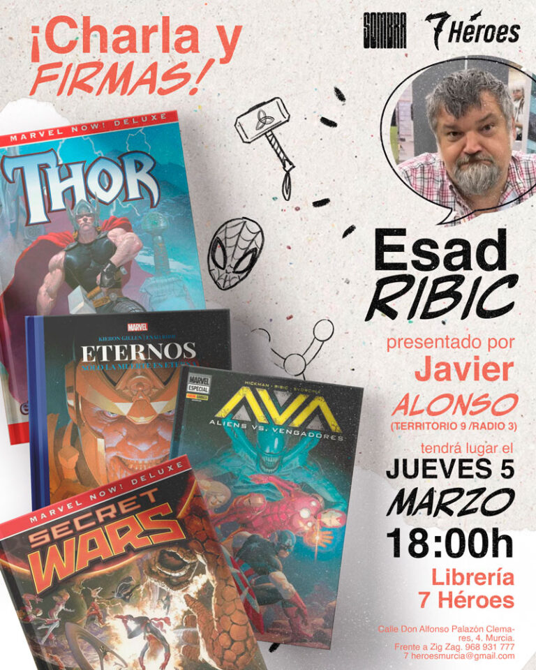 Nicholas Ribic Esad Ribic: Dibujante e ilustrador | IV Ciclo Arkham - Sombra Festival